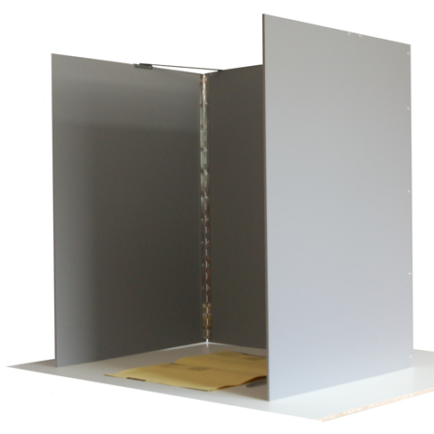 Wahlkabine aus Kunststoff, Tischwahlkabine 60 cm, 48,00