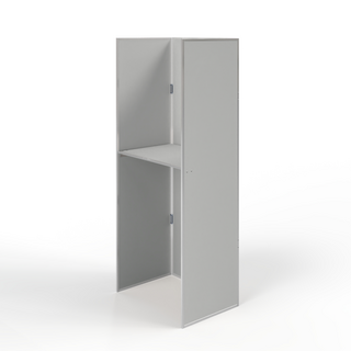 Stehwahlkabine STWK mit Umlaufenden Aluminiumrahmen